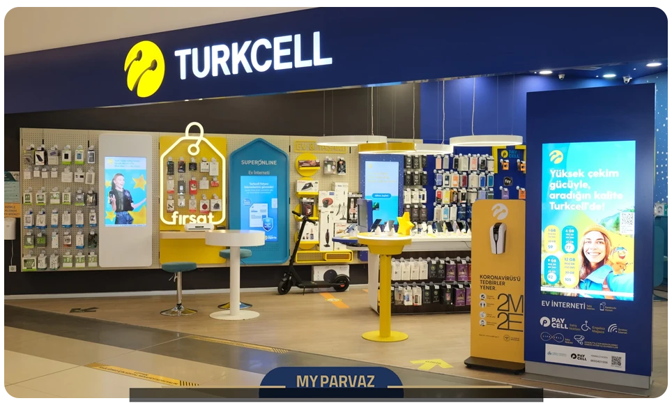 سه اپراتور اصلی موبایل در ترکیه